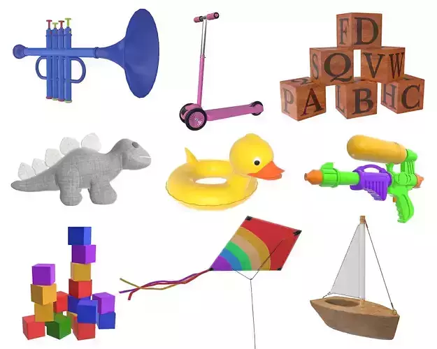 Children toys 05 3D Model Collection