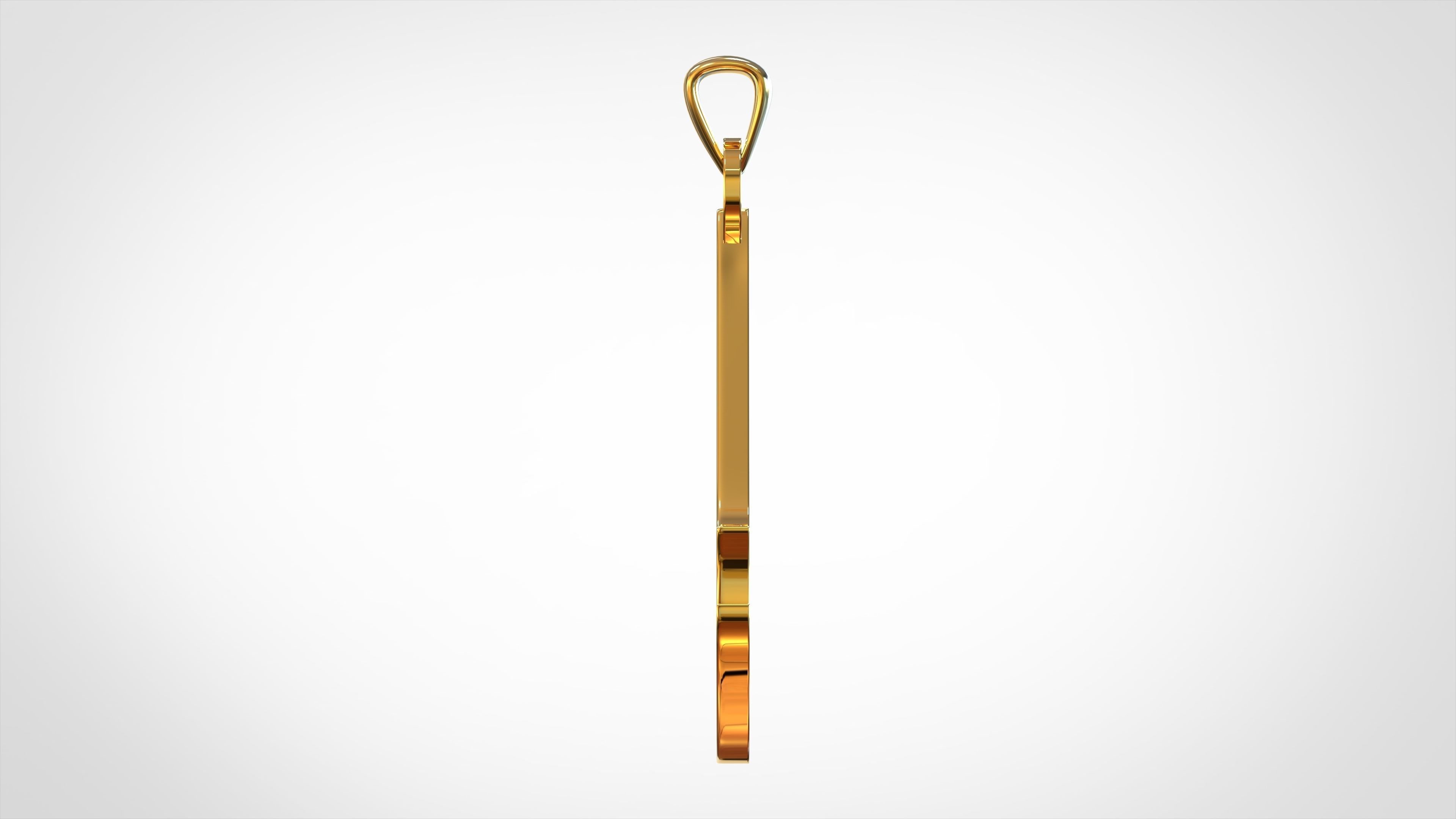 Assassins Creed Logo Pendant 3D print model_2