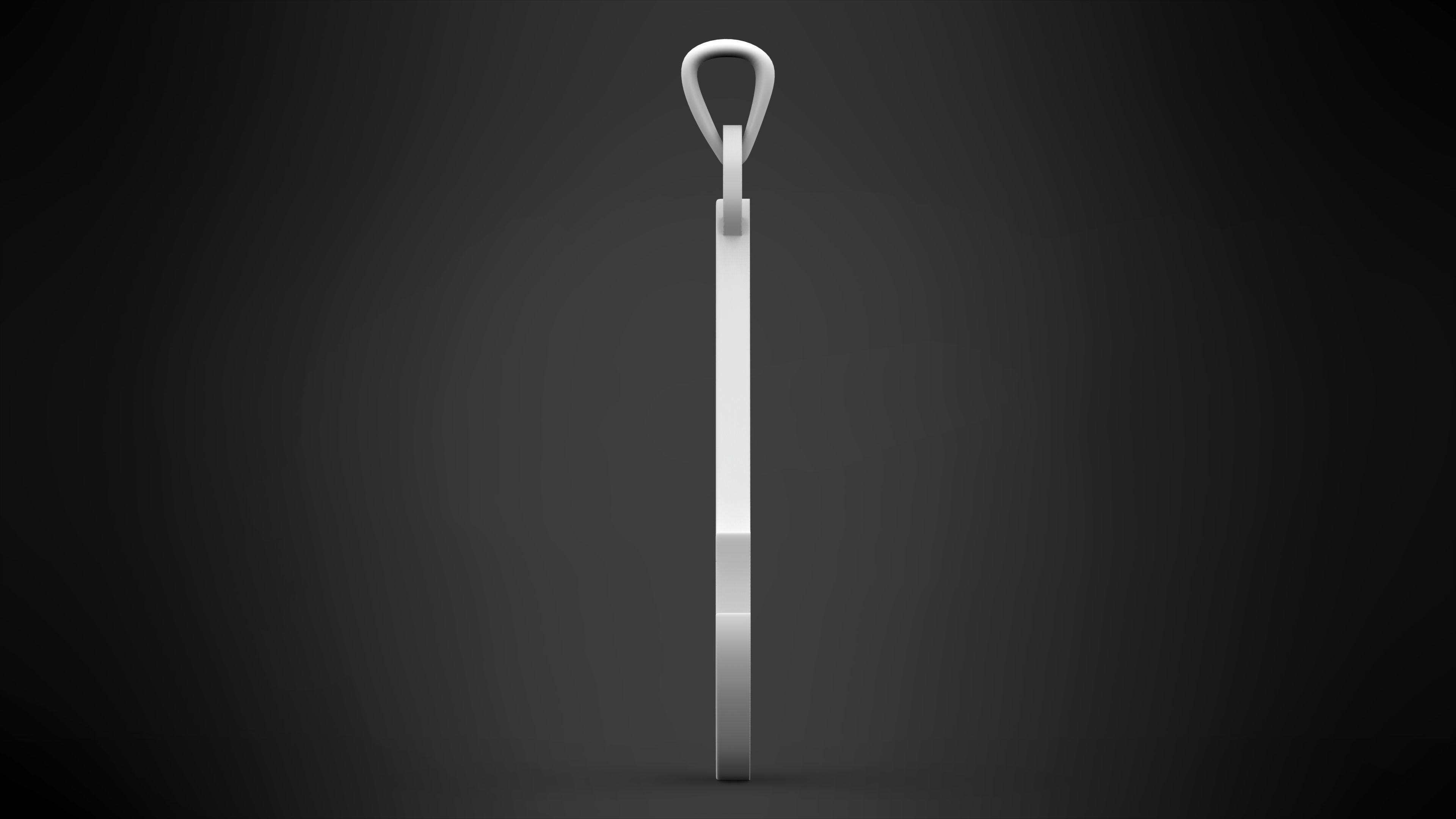 Assassins Creed Logo Pendant 3D print model_6