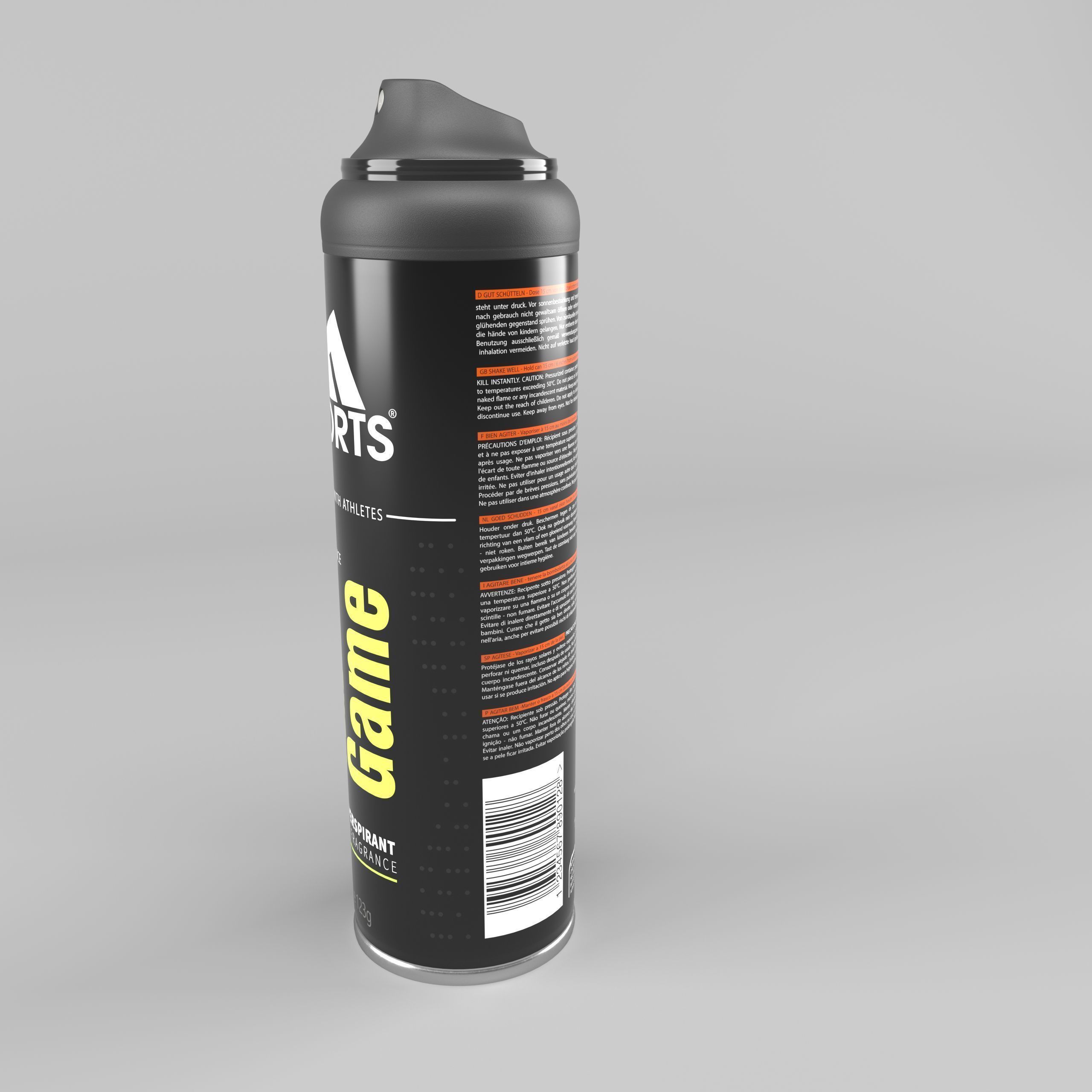 Deodorant can 3D model_7
