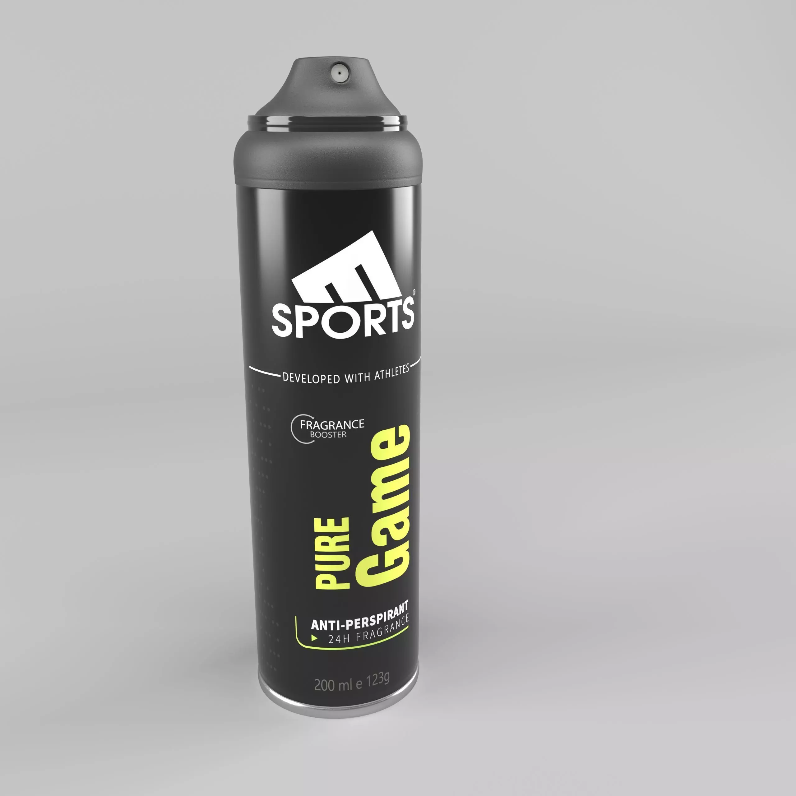 Deodorant can 3D model_0