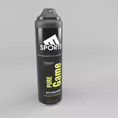 Deodorant can 3D model