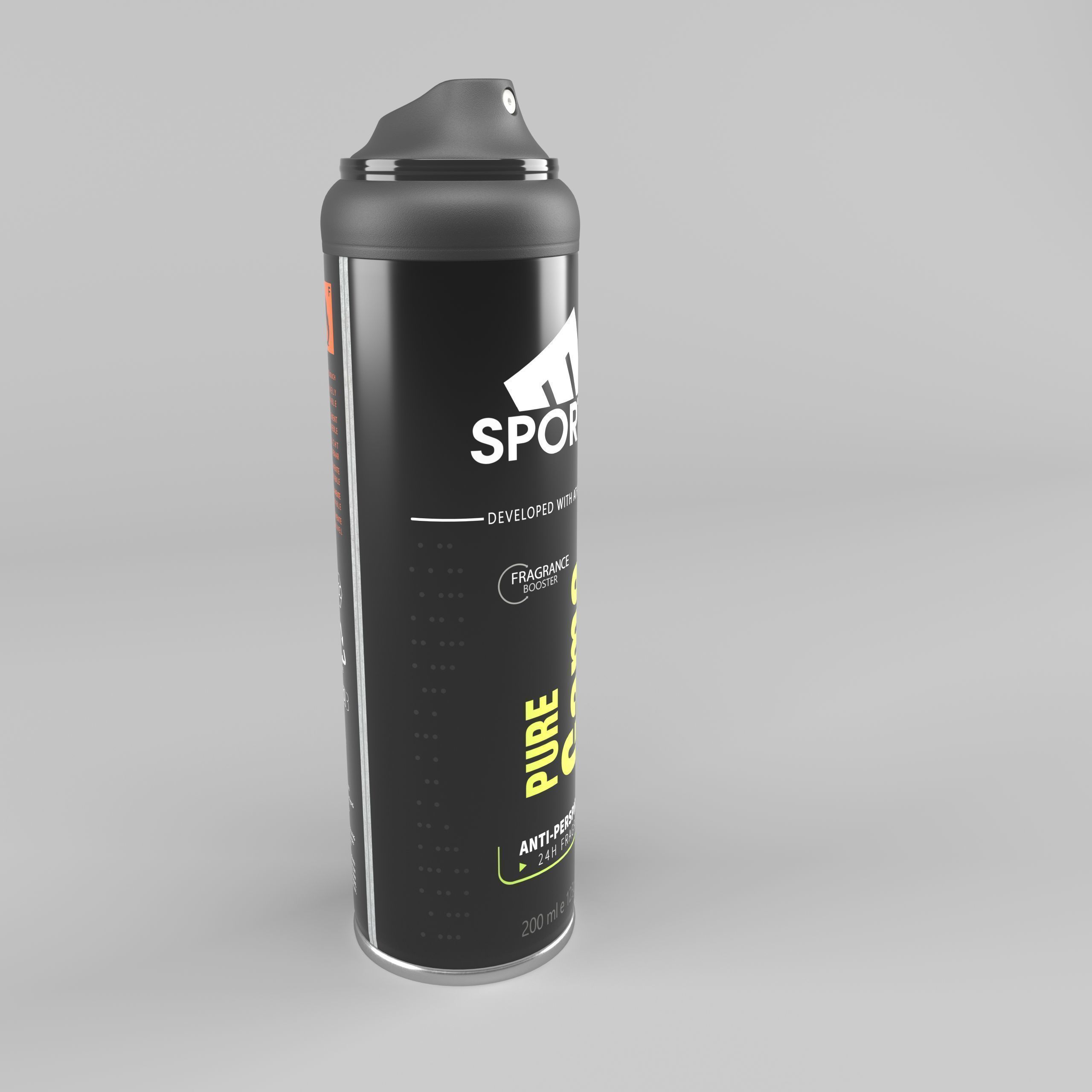 Deodorant can 3D model_2
