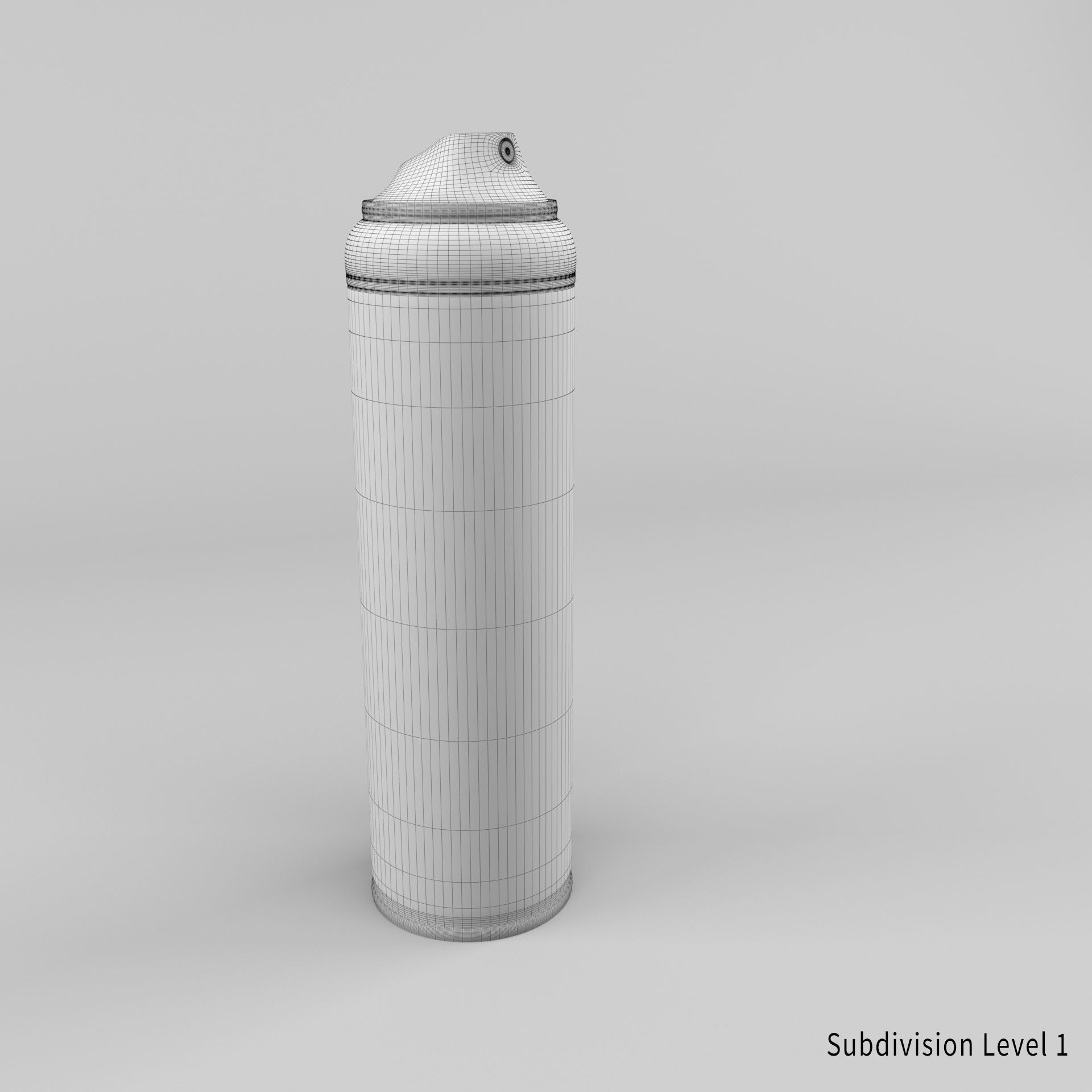 Deodorant can 3D model_10