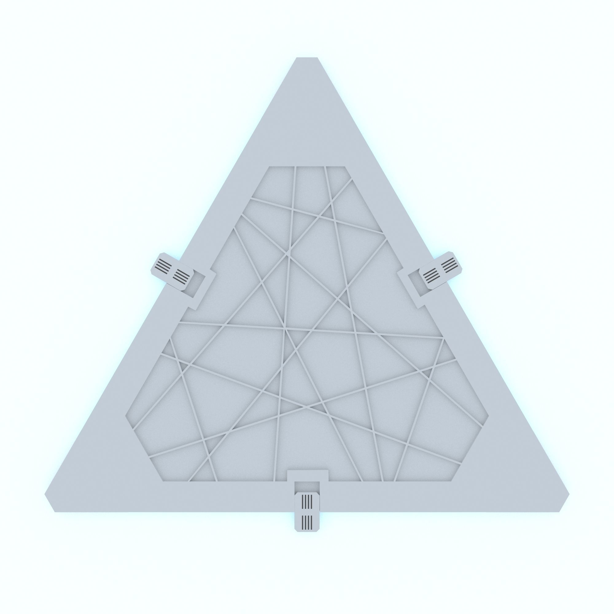 Nanoleaf triangle 3D model_4