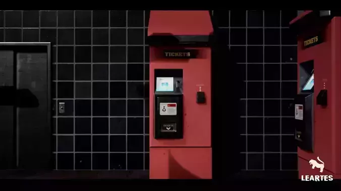 Biletomat Ticket Machine Bilet Machine Gameready Optimized