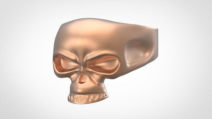 Skull Ring 3D print model
