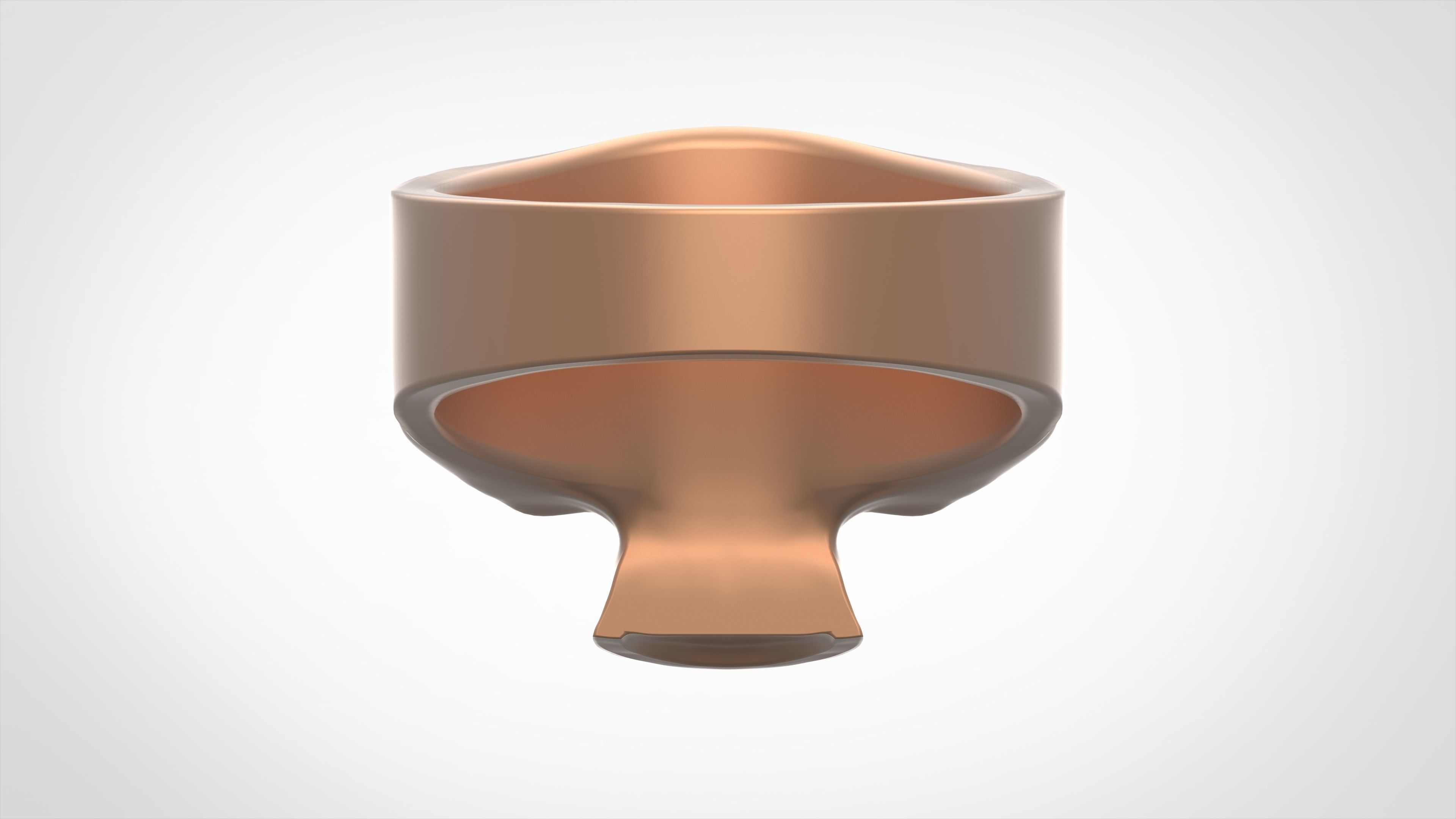 Skull Ring 3D print model_3