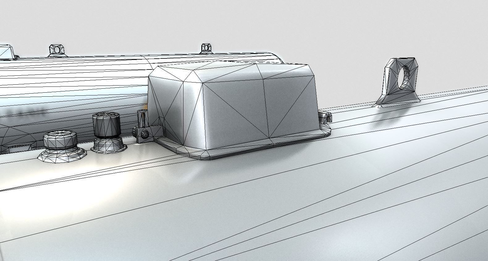 LPG Liquefied Petroleum Gas Tank Low-Poly Low-poly 3D model_4