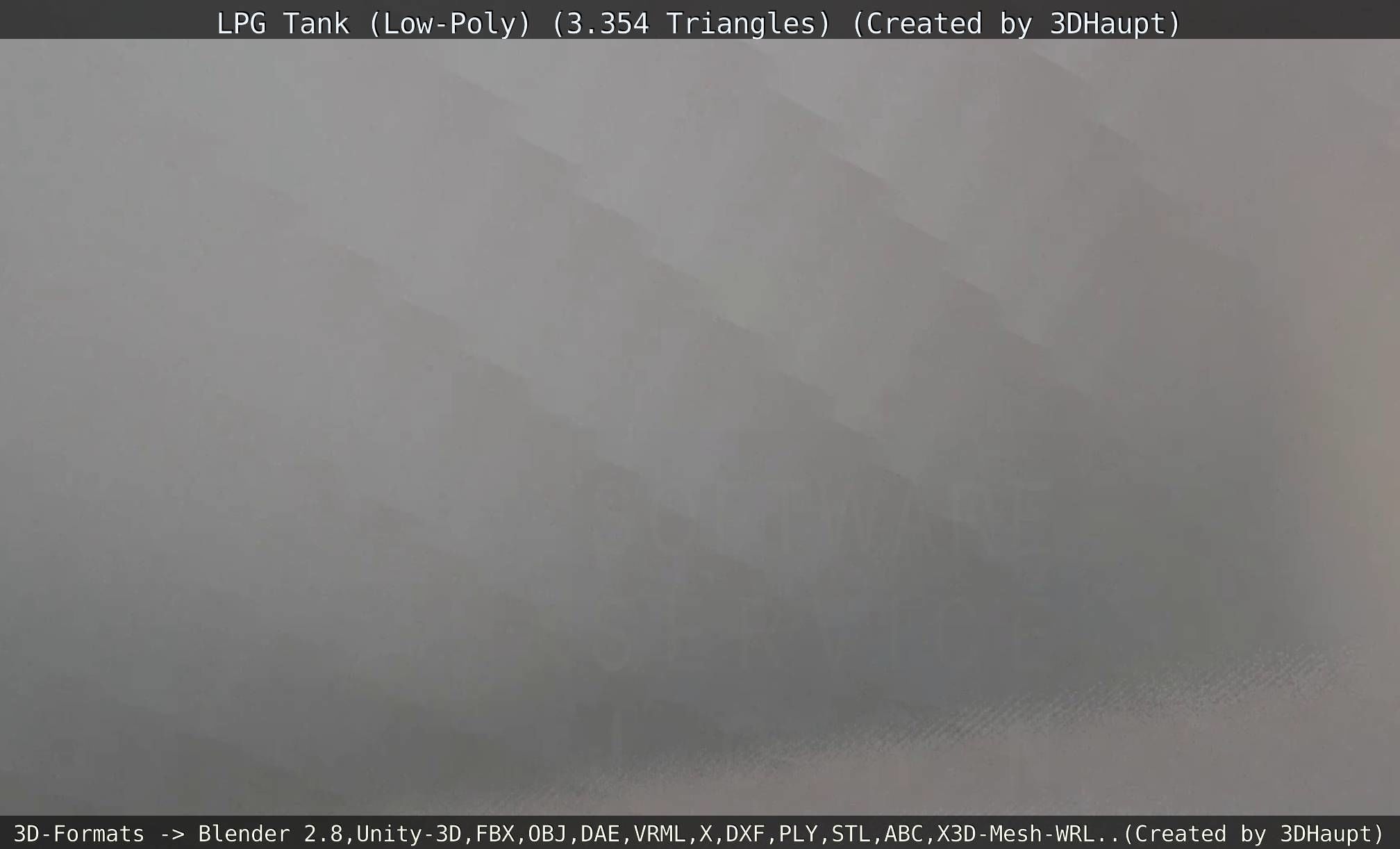 LPG Liquefied Petroleum Gas Tank Low-Poly Low-poly 3D model_66