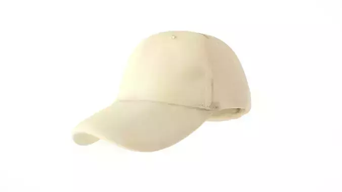 Unisex cap of color sand 23 Low-poly 3D model