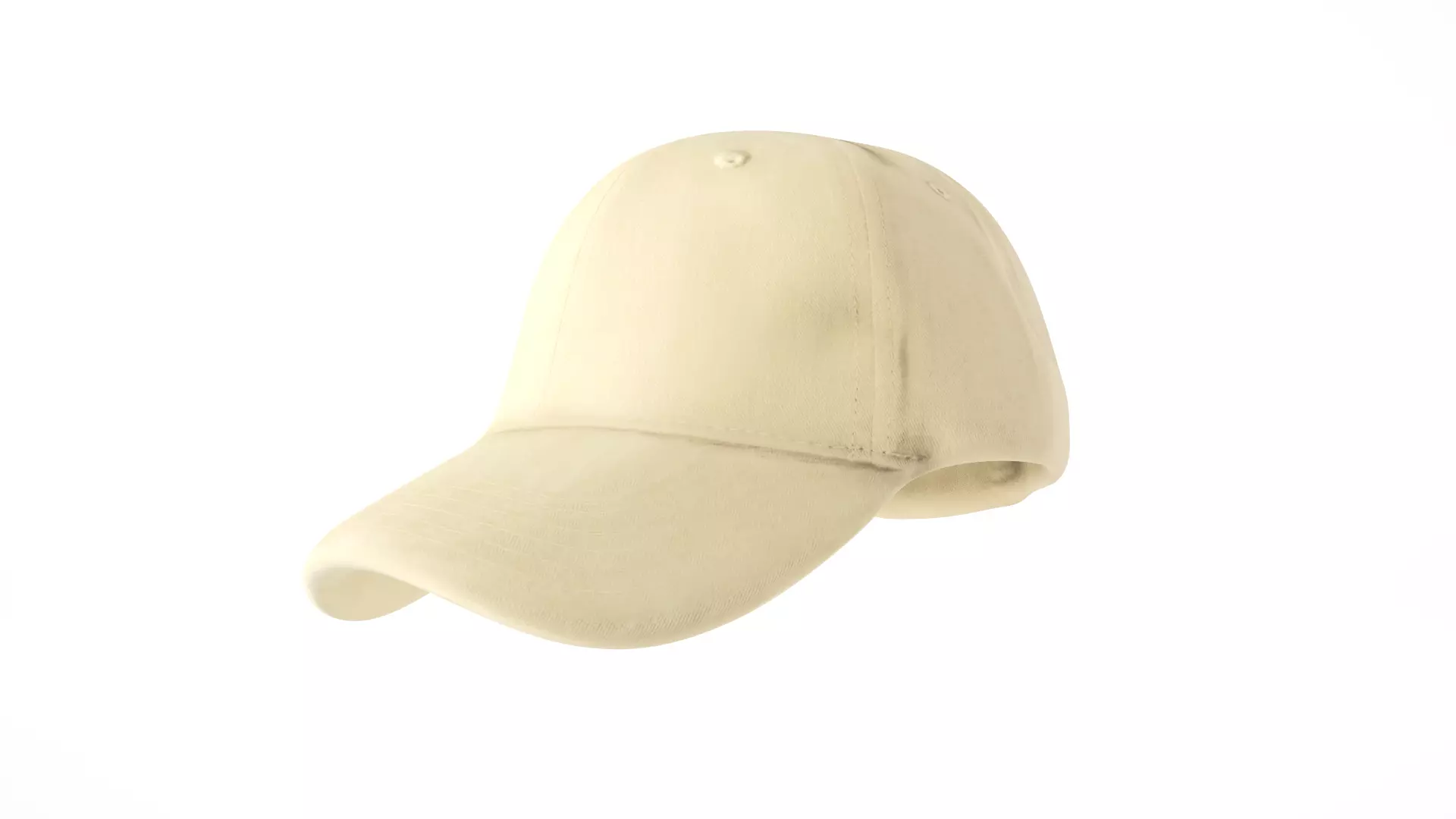 Unisex cap of color sand 23 Low-poly 3D model_0