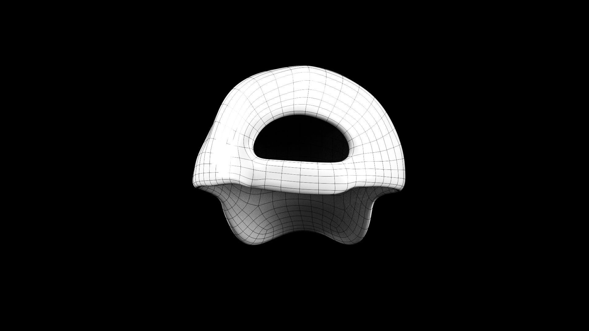 Unisex cap of color sand 23 Low-poly 3D model_9