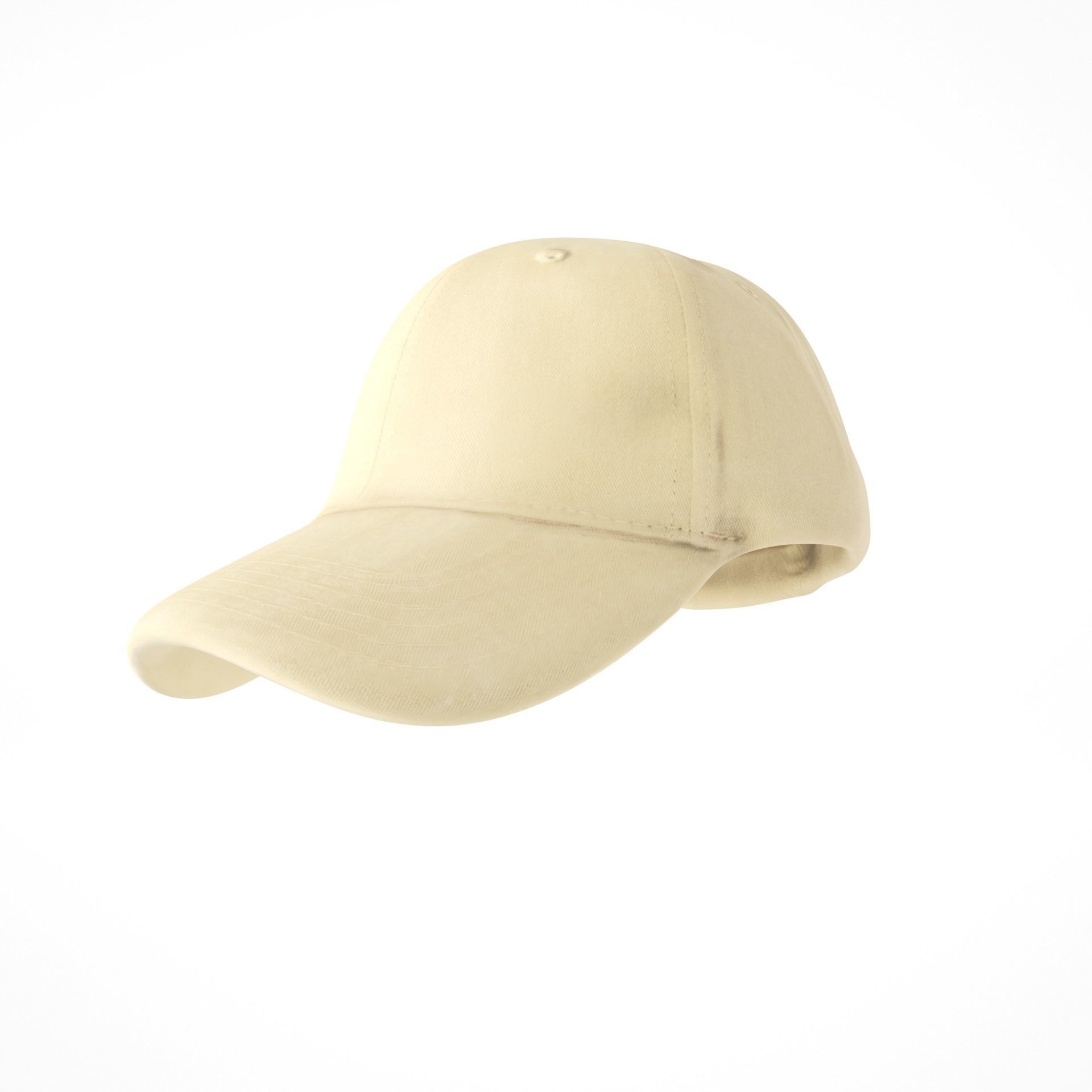 Unisex cap of color sand 23 Low-poly 3D model_11