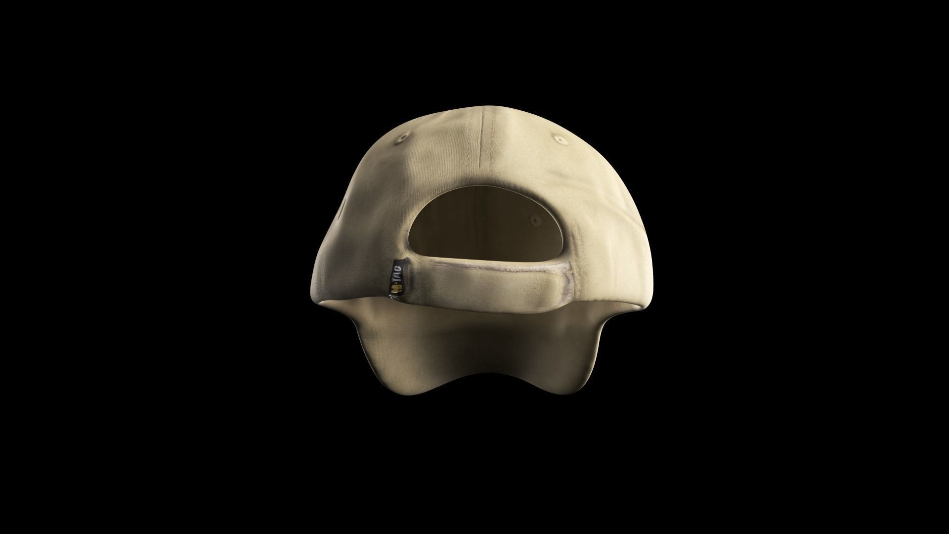 Unisex cap of color sand 23 Low-poly 3D model_3