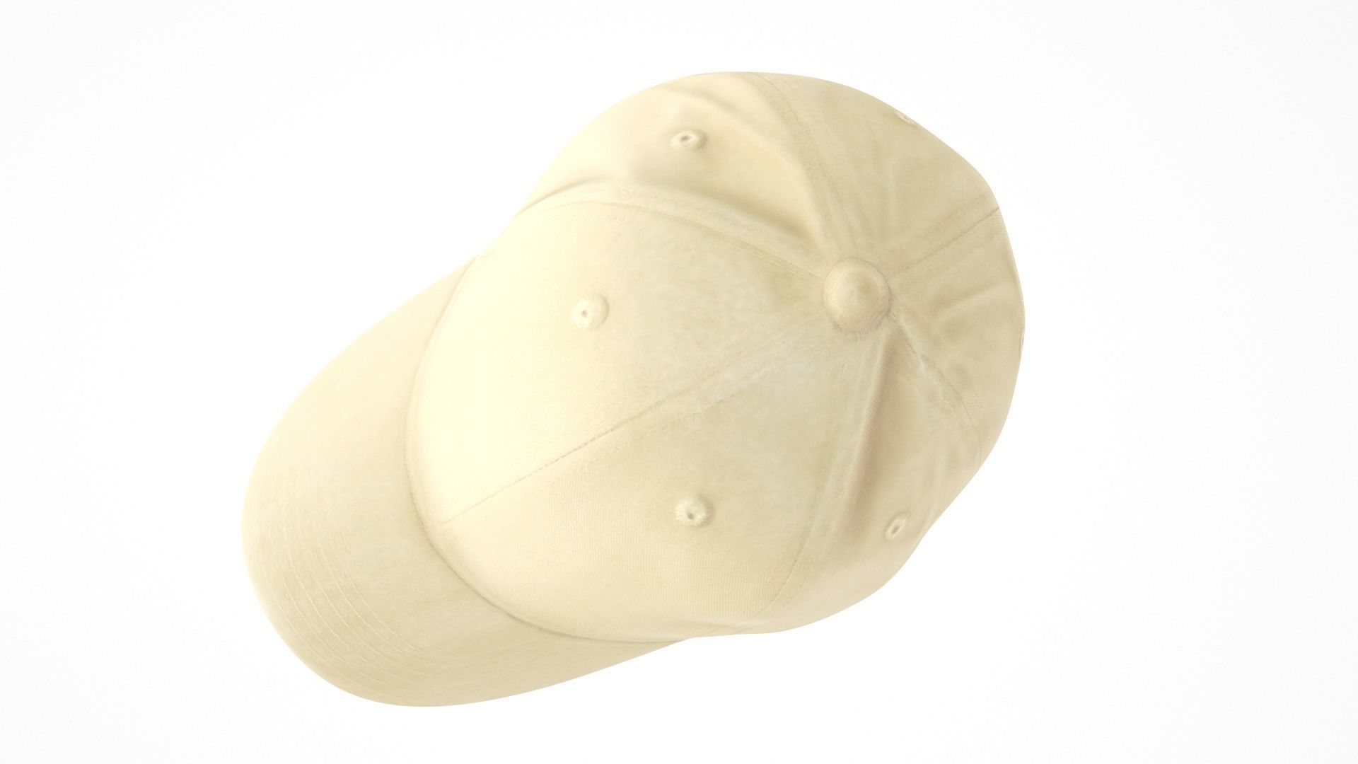 Unisex cap of color sand 23 Low-poly 3D model_1