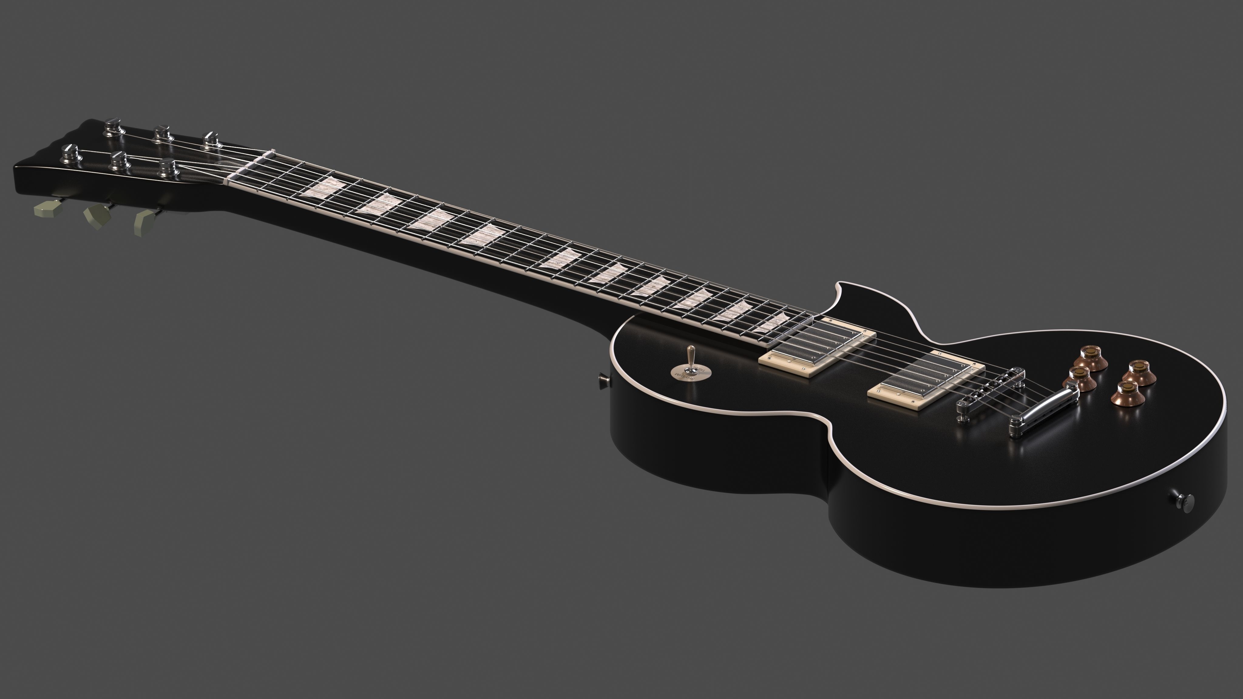 Gibson Les Paul Custom  3D model_0