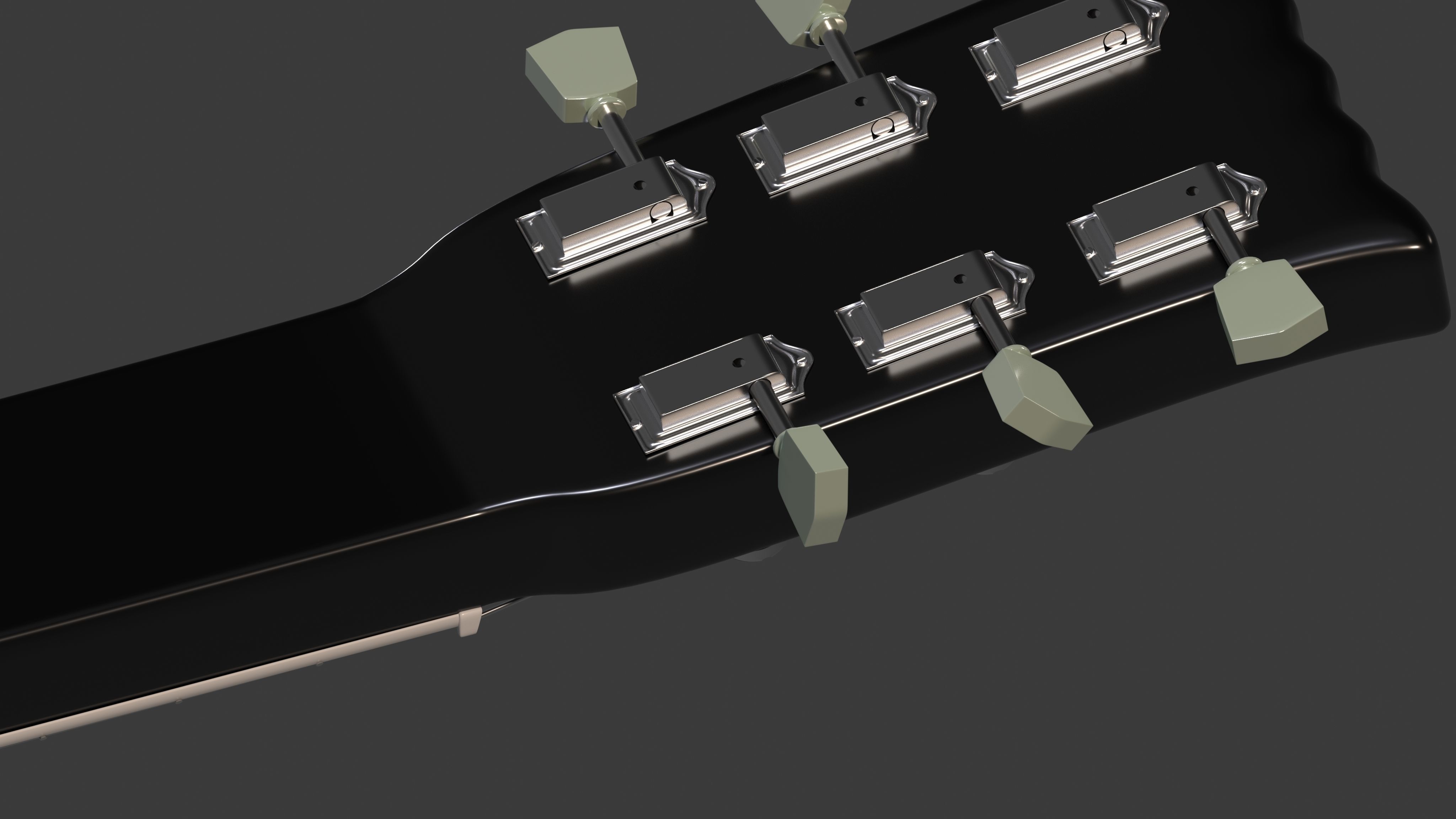 Gibson Les Paul Custom  3D model_7