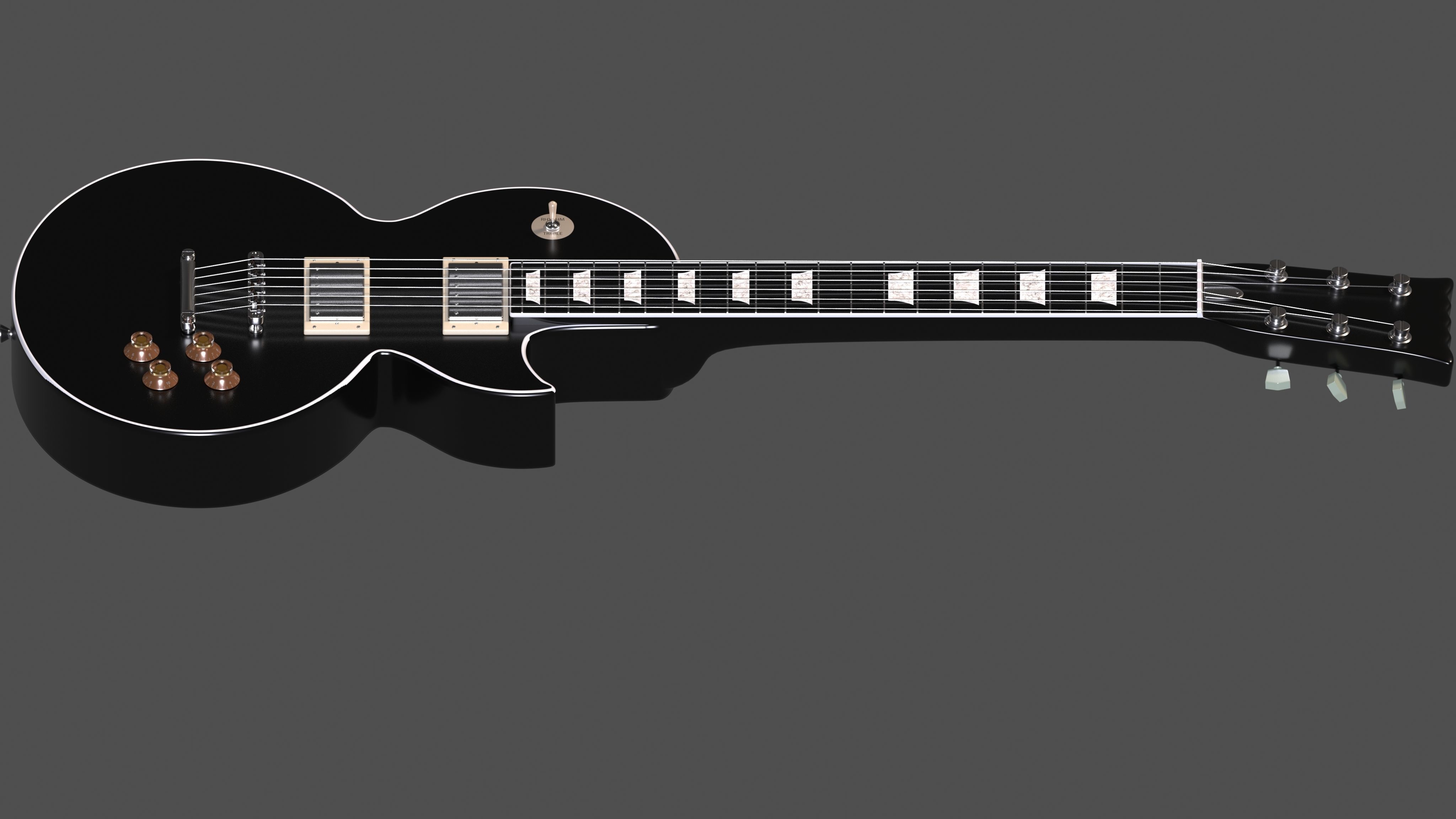 Gibson Les Paul Custom  3D model_5