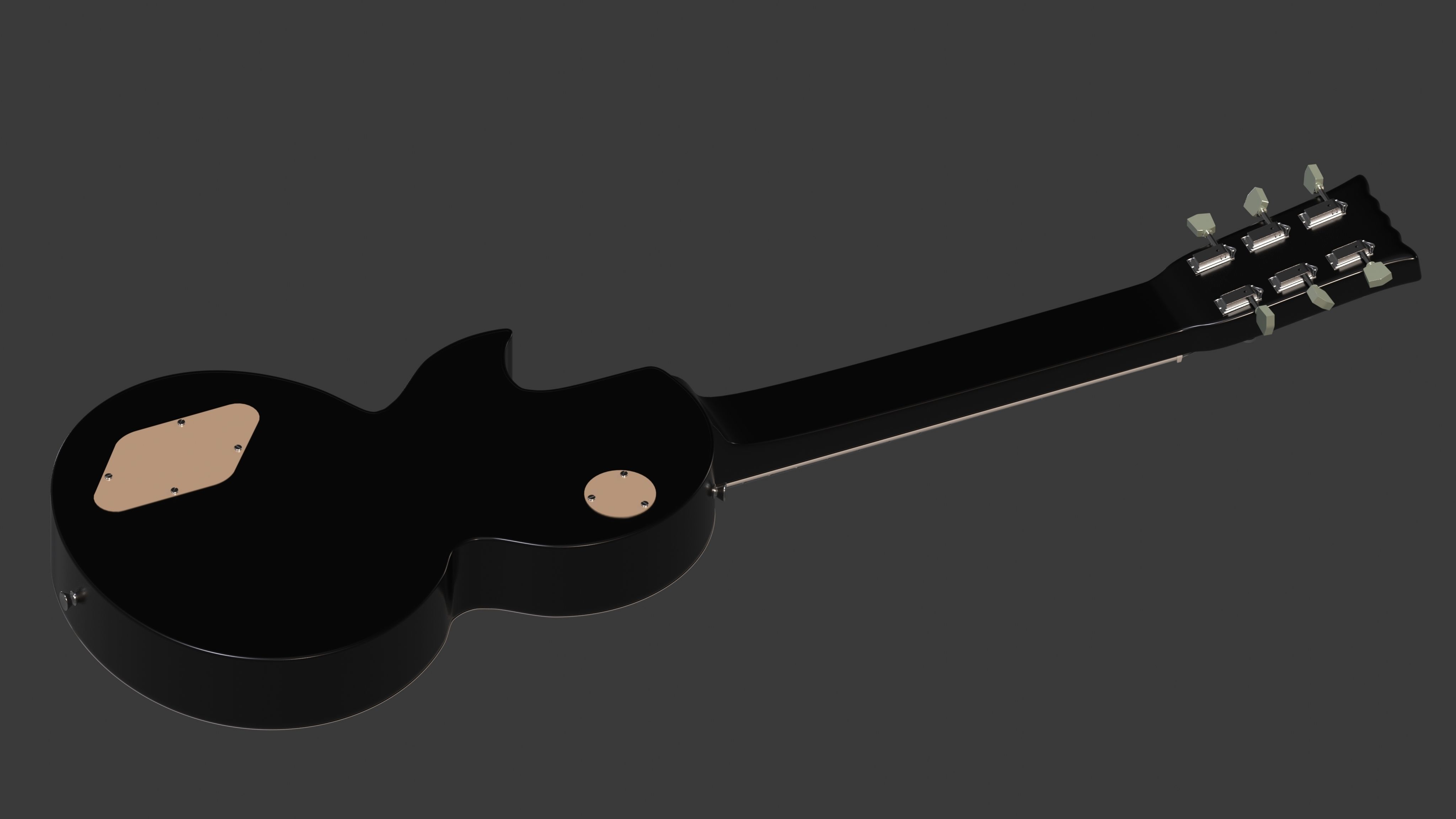 Gibson Les Paul Custom  3D model_6