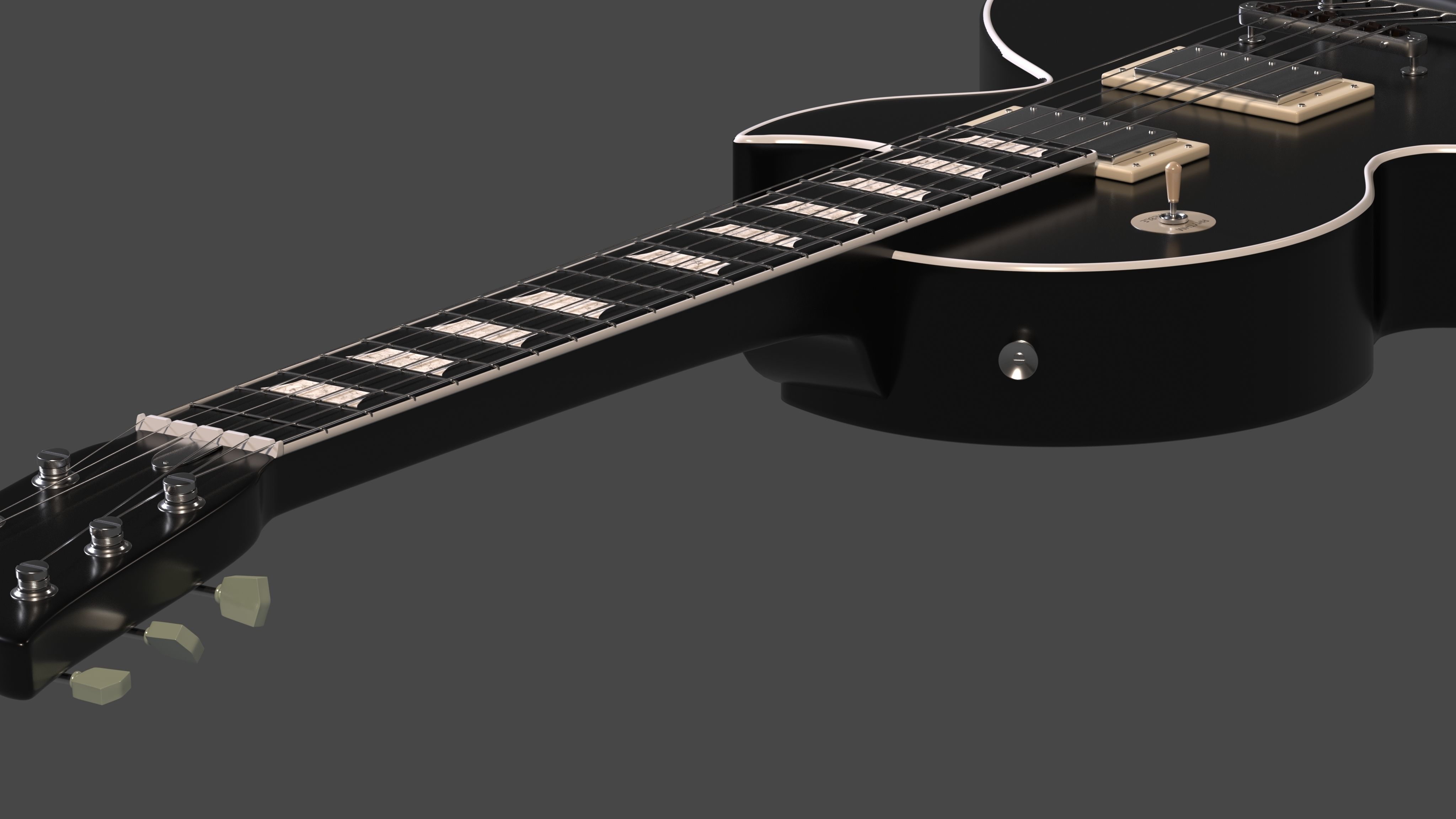 Gibson Les Paul Custom  3D model_1