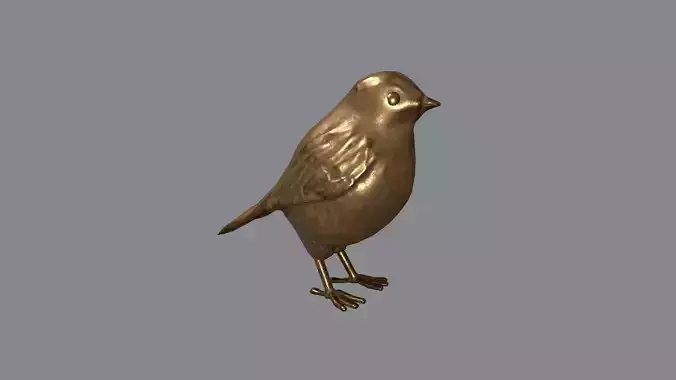 Bronze Robin Statue