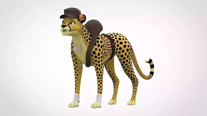 TF2 Scout Cheetah 3D model