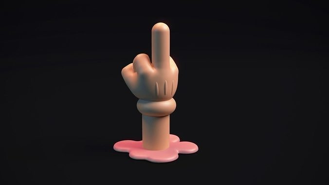 TheFinger - 3d printable model 3D print model