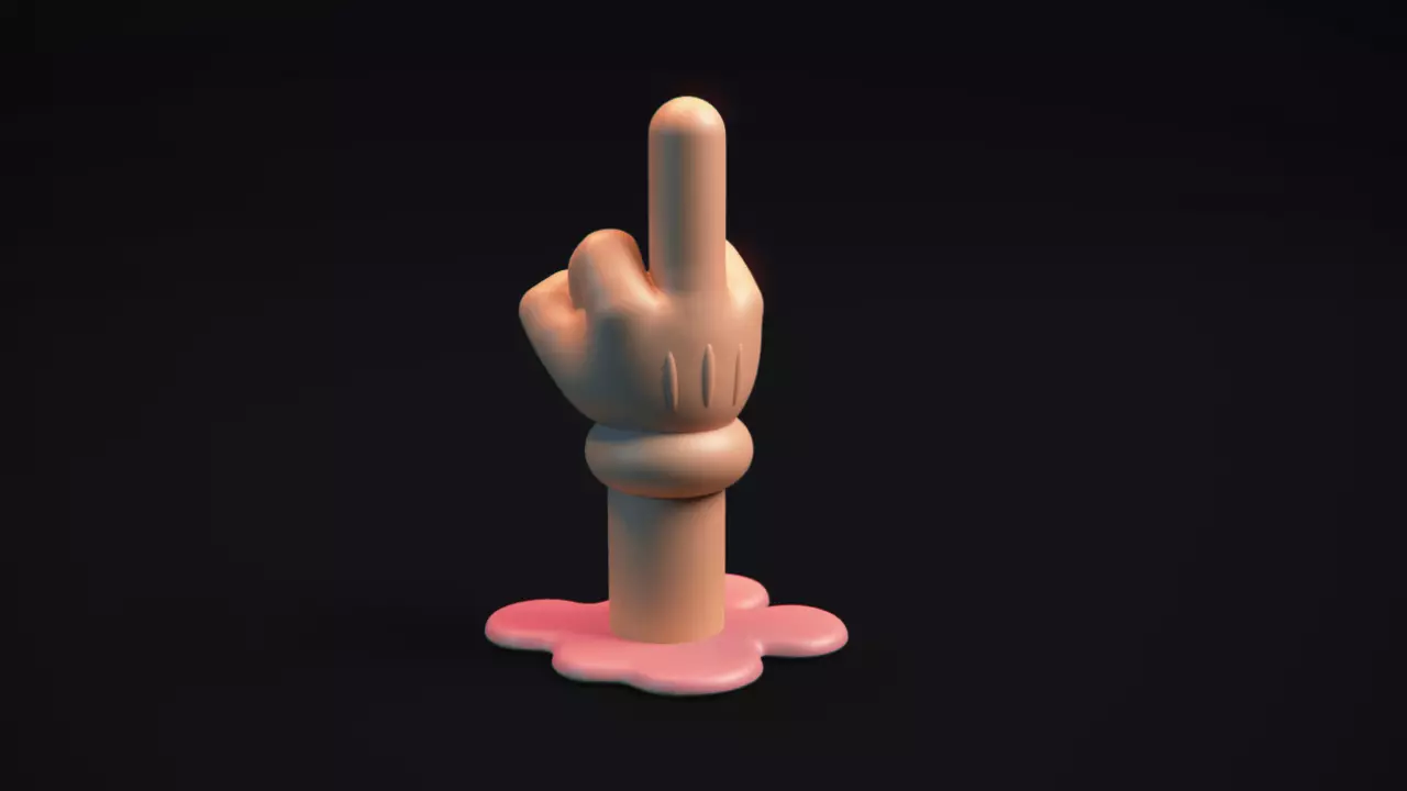 TheFinger - 3d printable model 3D print model_0