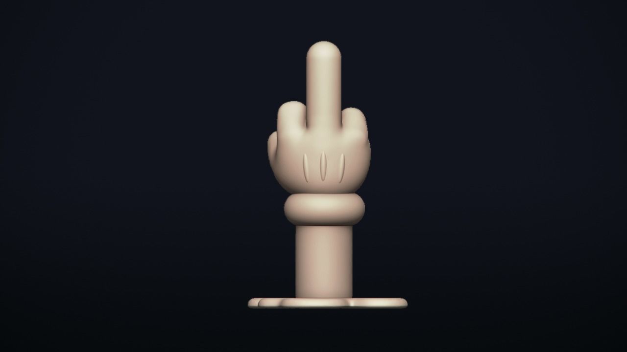 TheFinger - 3d printable model 3D print model_10