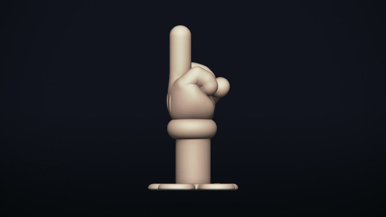 TheFinger - 3d printable model 3D print model_11