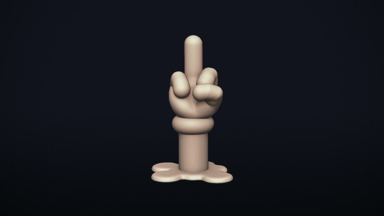 TheFinger - 3d printable model 3D print model_6