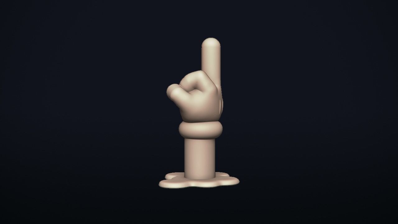 TheFinger - 3d printable model 3D print model_4