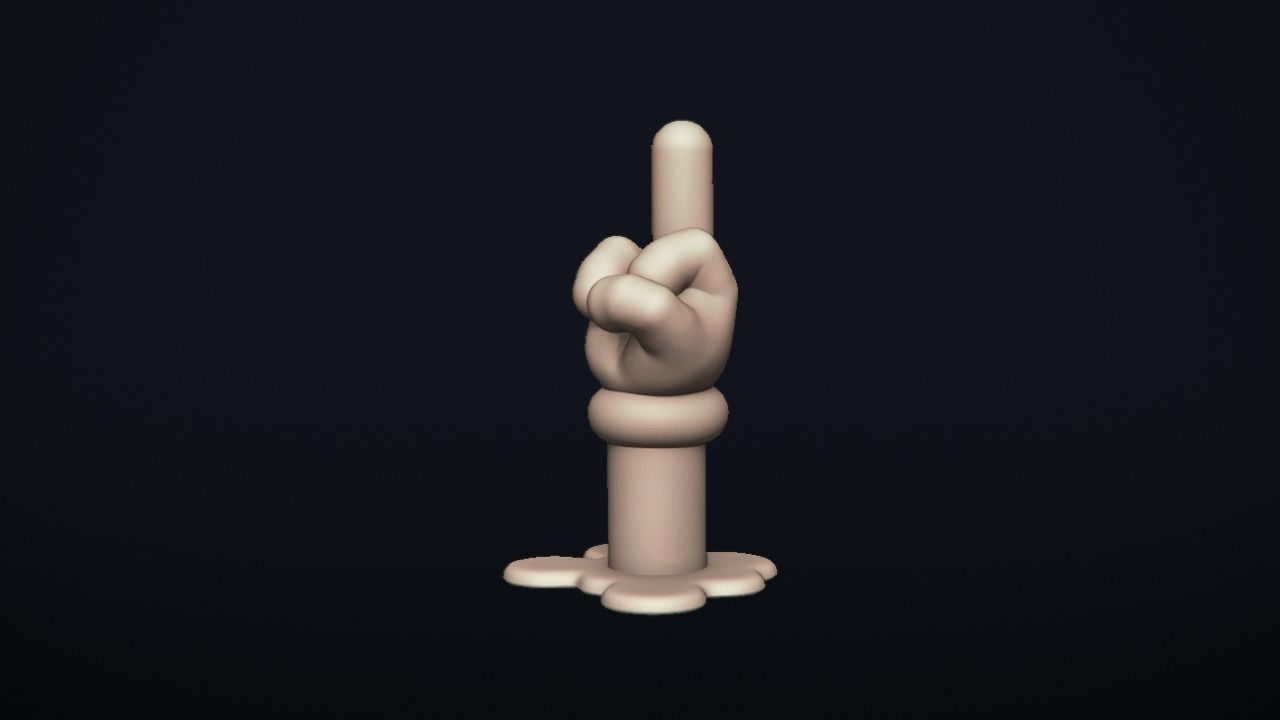 TheFinger - 3d printable model 3D print model_5