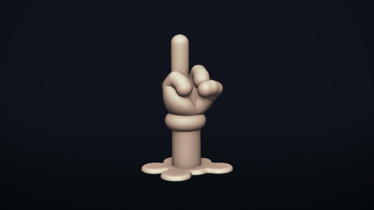 TheFinger - 3d printable model 3D print model_7