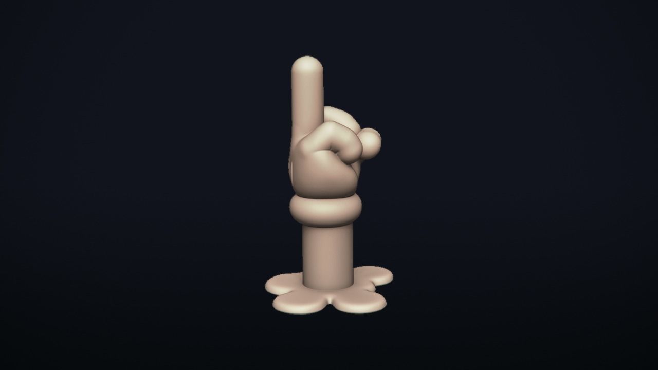 TheFinger - 3d printable model 3D print model_8
