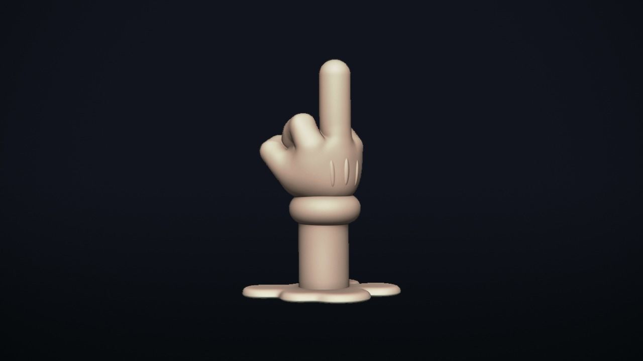 TheFinger - 3d printable model 3D print model_3
