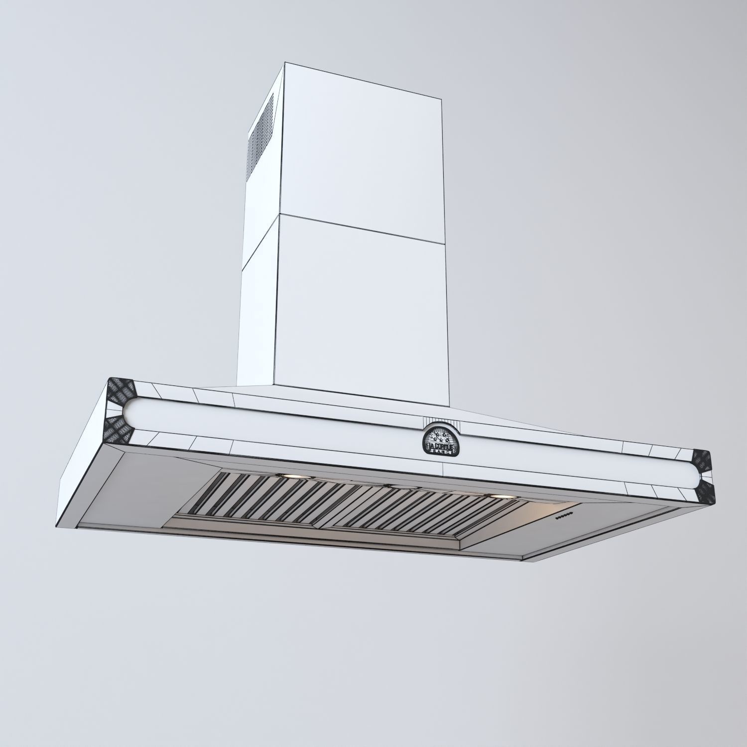 La Cornue CORNUFE 110 range and Hood 3D model_18