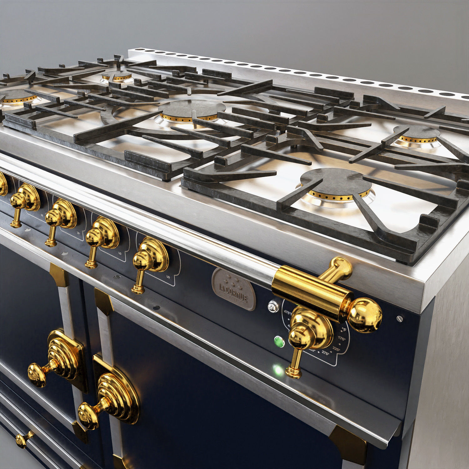 La Cornue CORNUFE 110 range and Hood 3D model_13