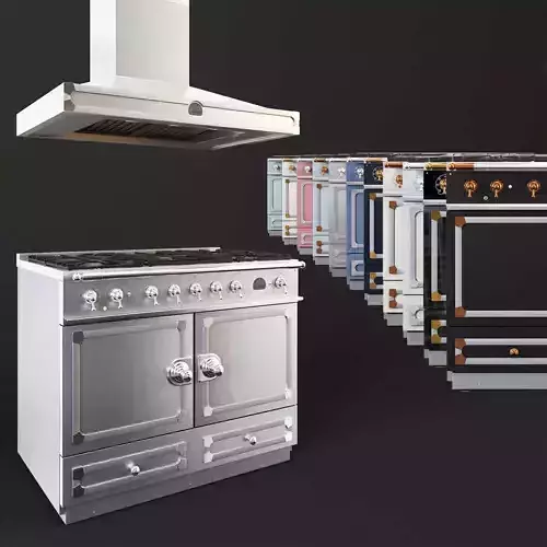 La Cornue CORNUFE 110 range and Hood 3D model