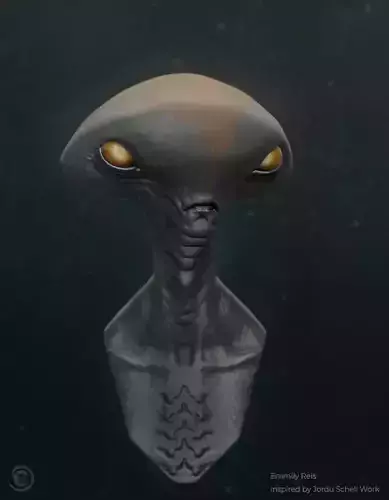 Alien Sculpture 3D print
