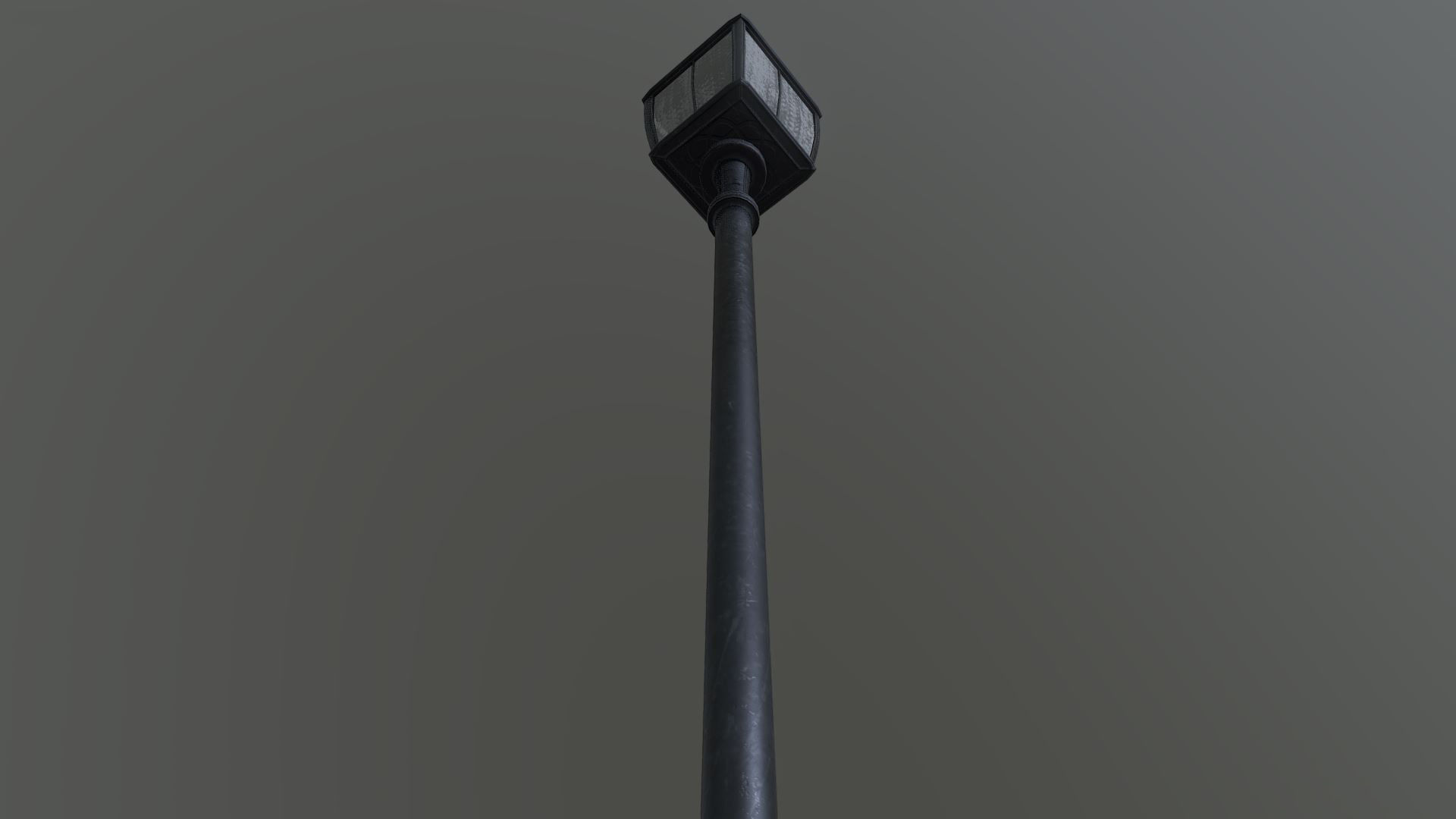 Superfuntimes Lamp Post Low-poly 3D model_4