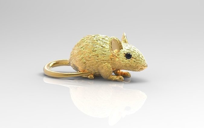 mouse pendant  3D print model