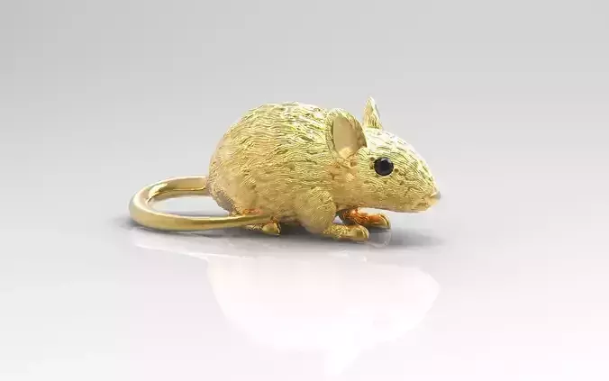 mouse pendant  3D print model