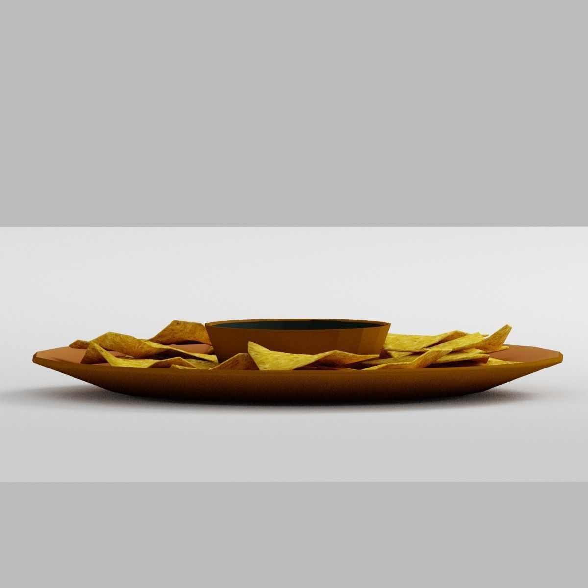  Tortilla Chips G33 Low-poly 3D model_8