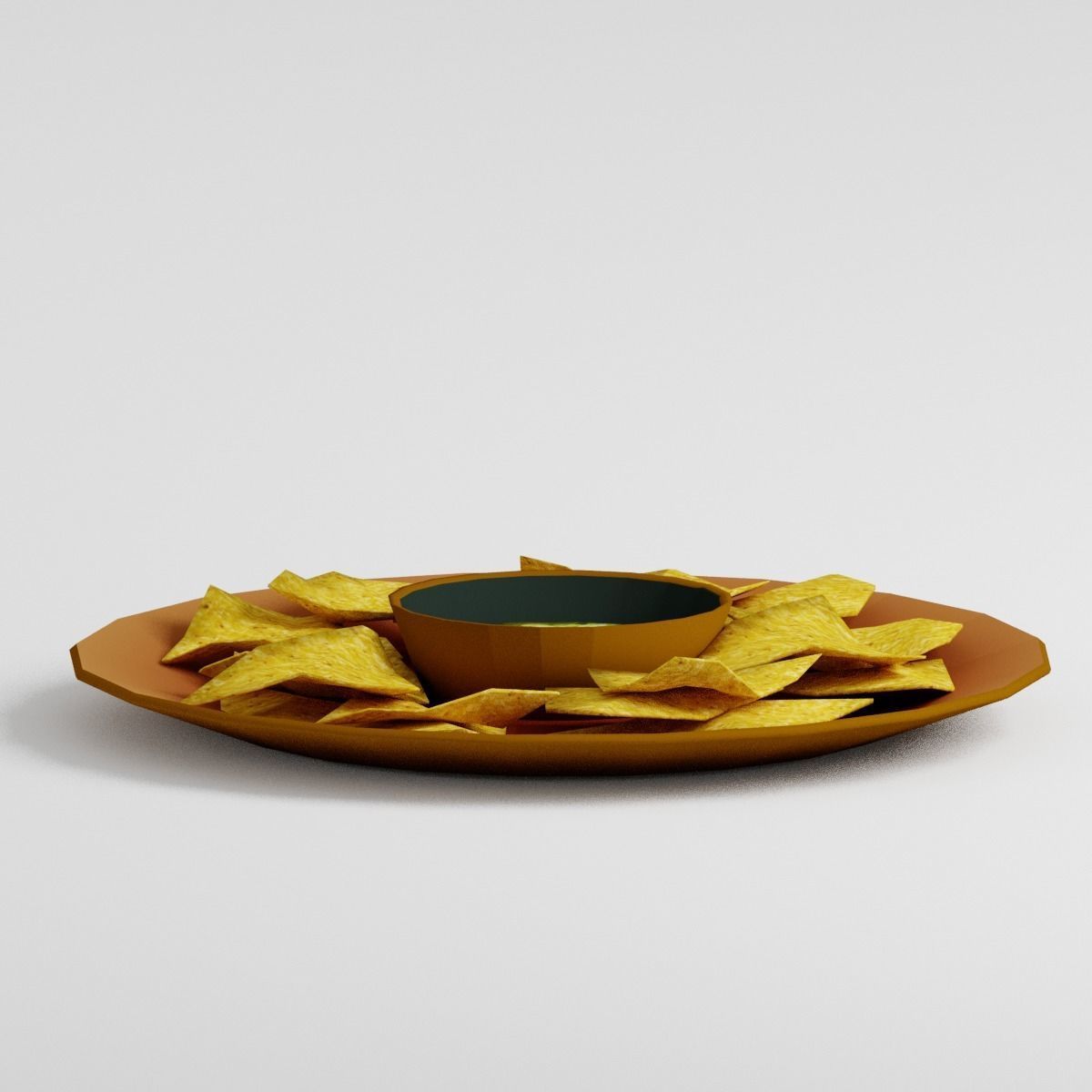  Tortilla Chips G33 Low-poly 3D model_4