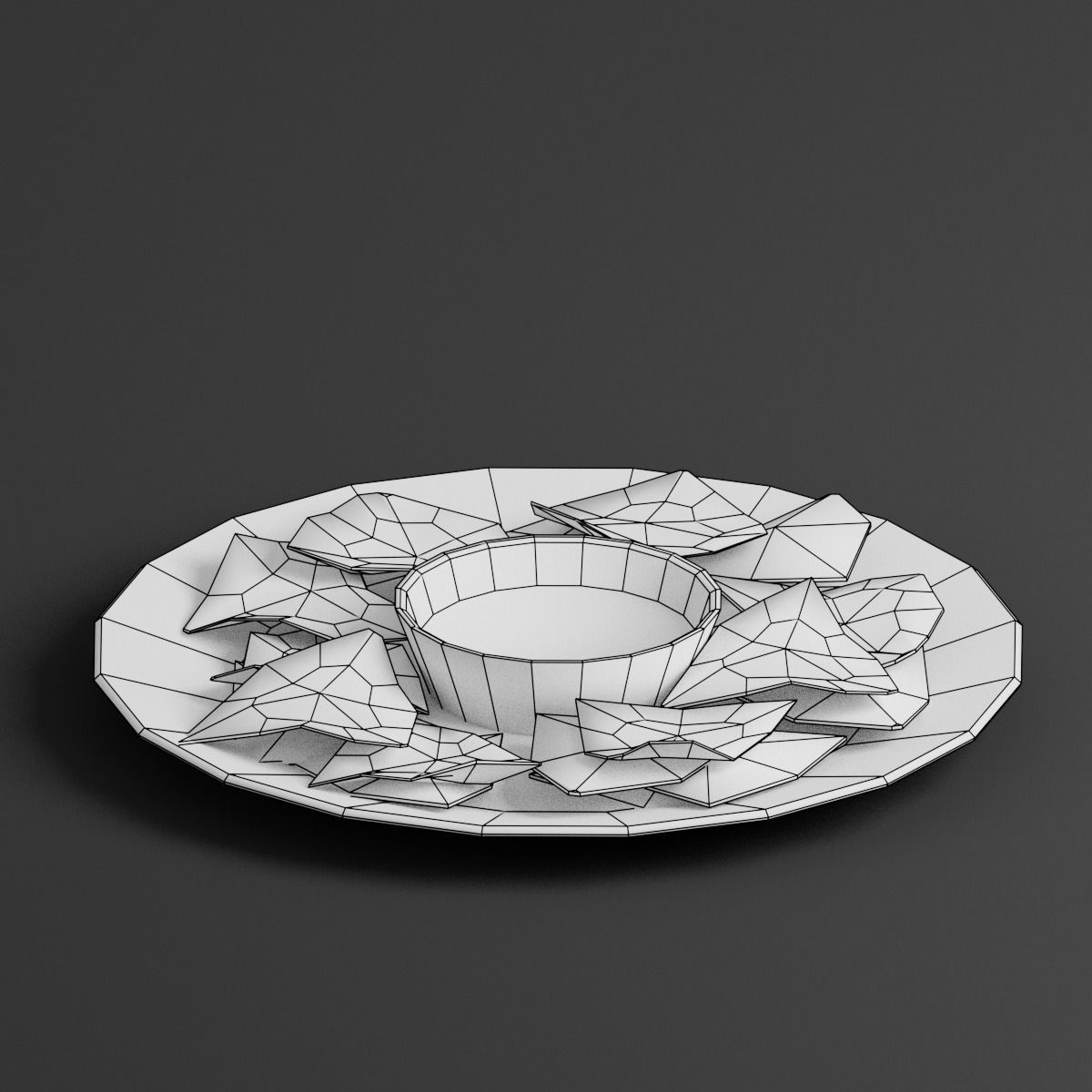  Tortilla Chips G33 Low-poly 3D model_2