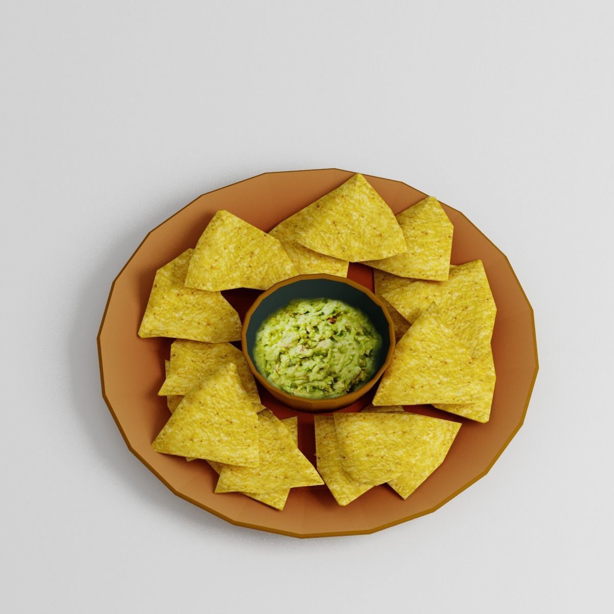  Tortilla Chips G33 Low-poly 3D model_5