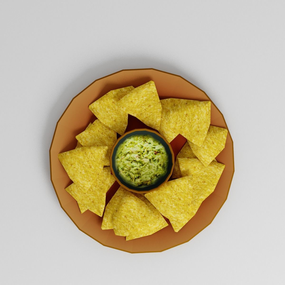  Tortilla Chips G33 Low-poly 3D model_6