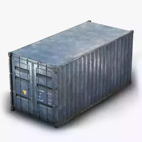 Container Low Poly shipping Low-poly 3D model